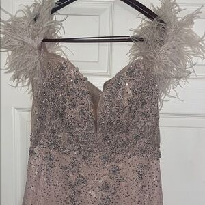 Mac Duggal Blush Pink Dress